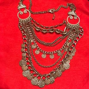 Vintage Women’s necklace, multi-layered Necklace, Vintage Jewelry